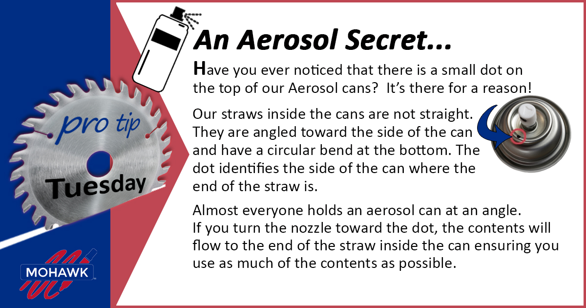 Pro Tip Post: Aerosol Secret