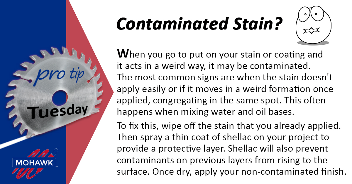 Pro Tip Post: Stain